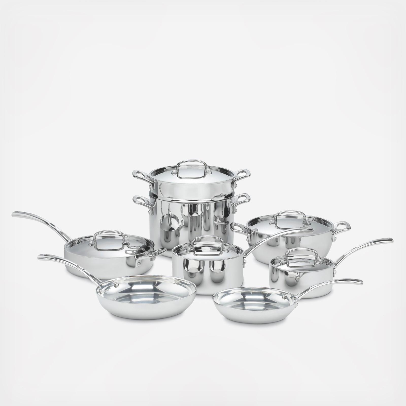 Cuisinart, French Classic Tri-Ply 13-Piece Cookware Set - Zola