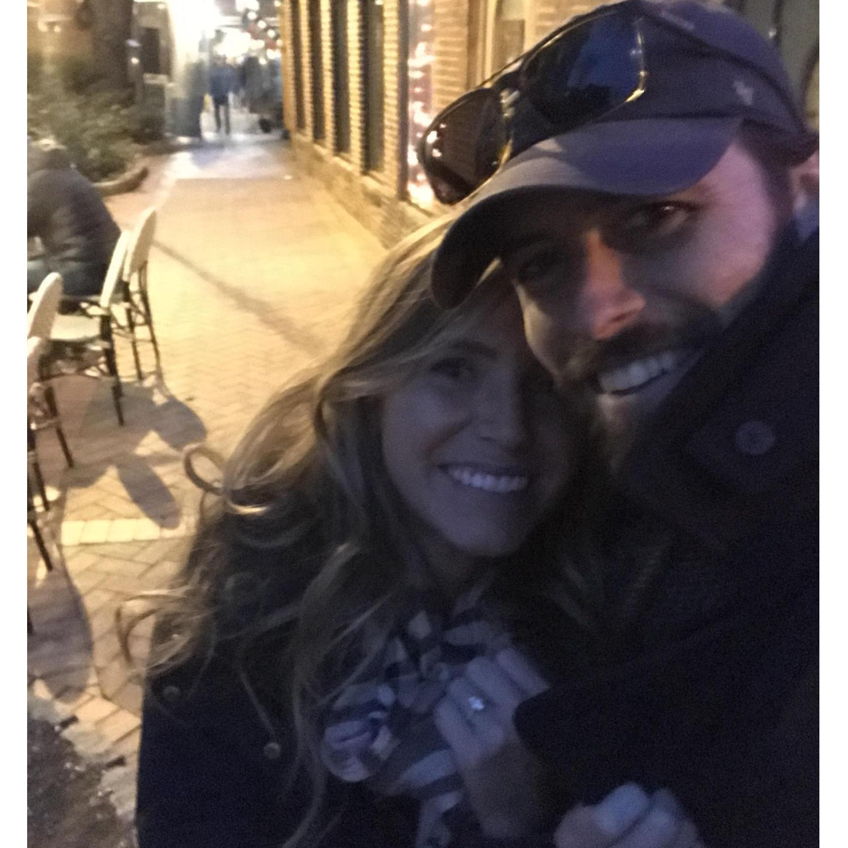 A few hours after we got engaged, we went back to the spot to (belatedly) take a photo