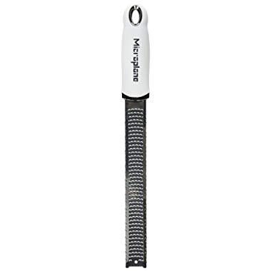 Microplane 46301 Premium Made in USA Zester Grater, citrus and grating, White