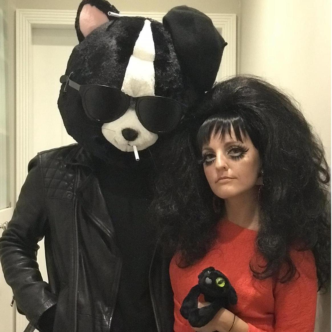 Cool cat and big eyes, Halloween 2018