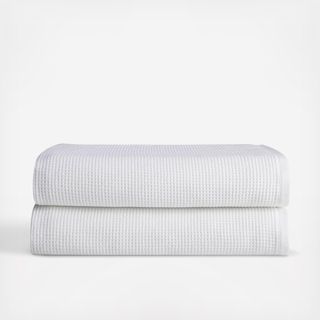 Waffle Bath Sheet, Set of 2
