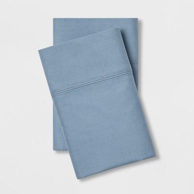 Standard 300 Thread Count Ultra Soft Pillowcase Set Light Indigo - Threshold&#153;