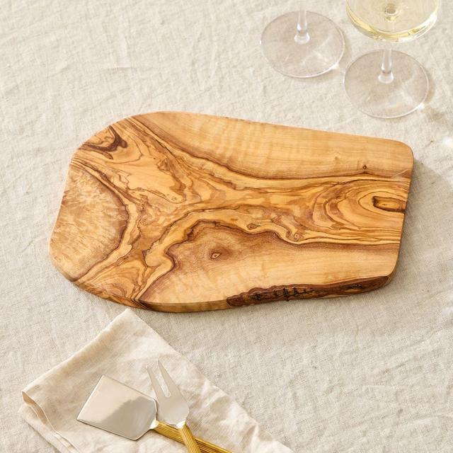 Olive Wood Natural Shape Board Medium 13.25in