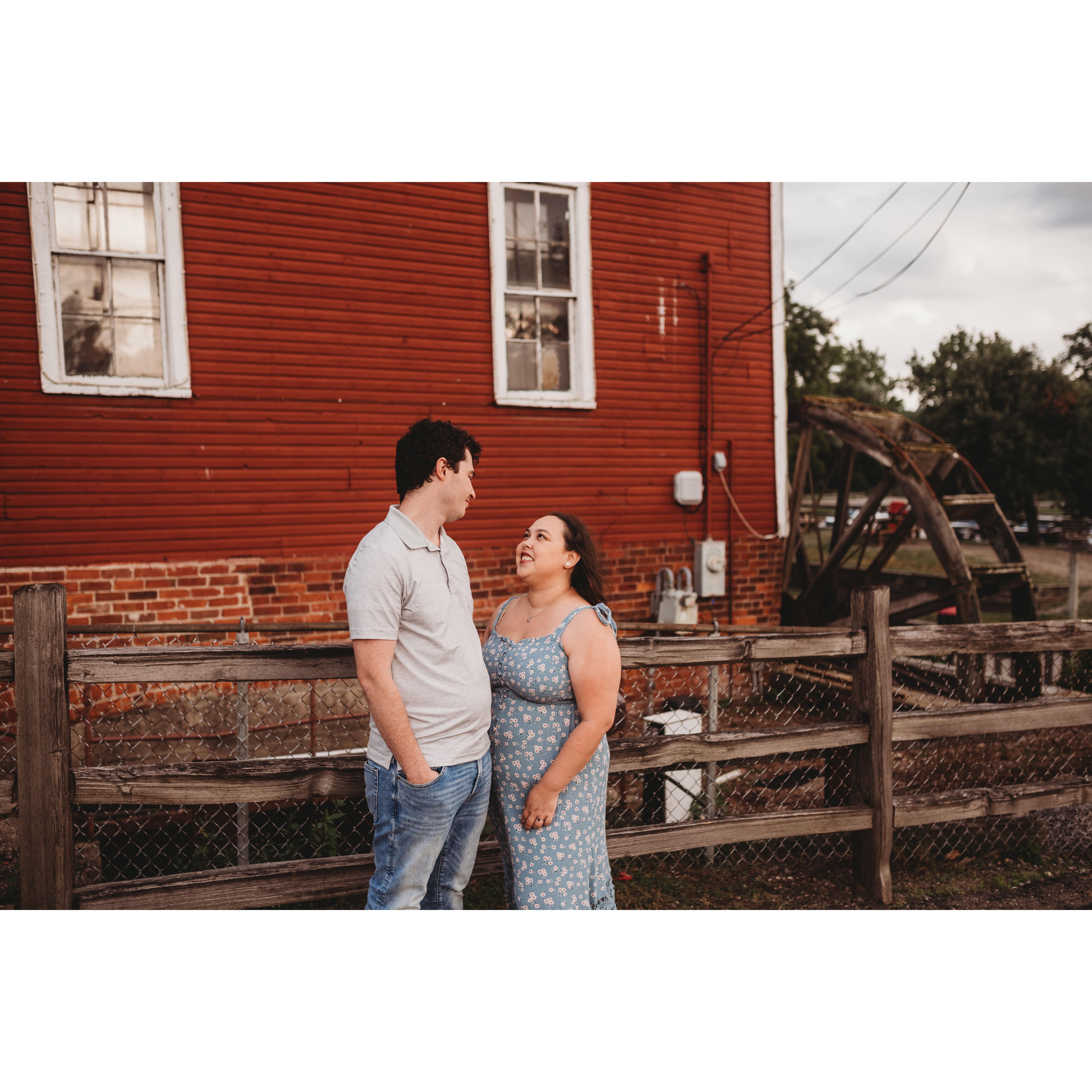 Engagement Photos at Yates Cider Mill July 2022