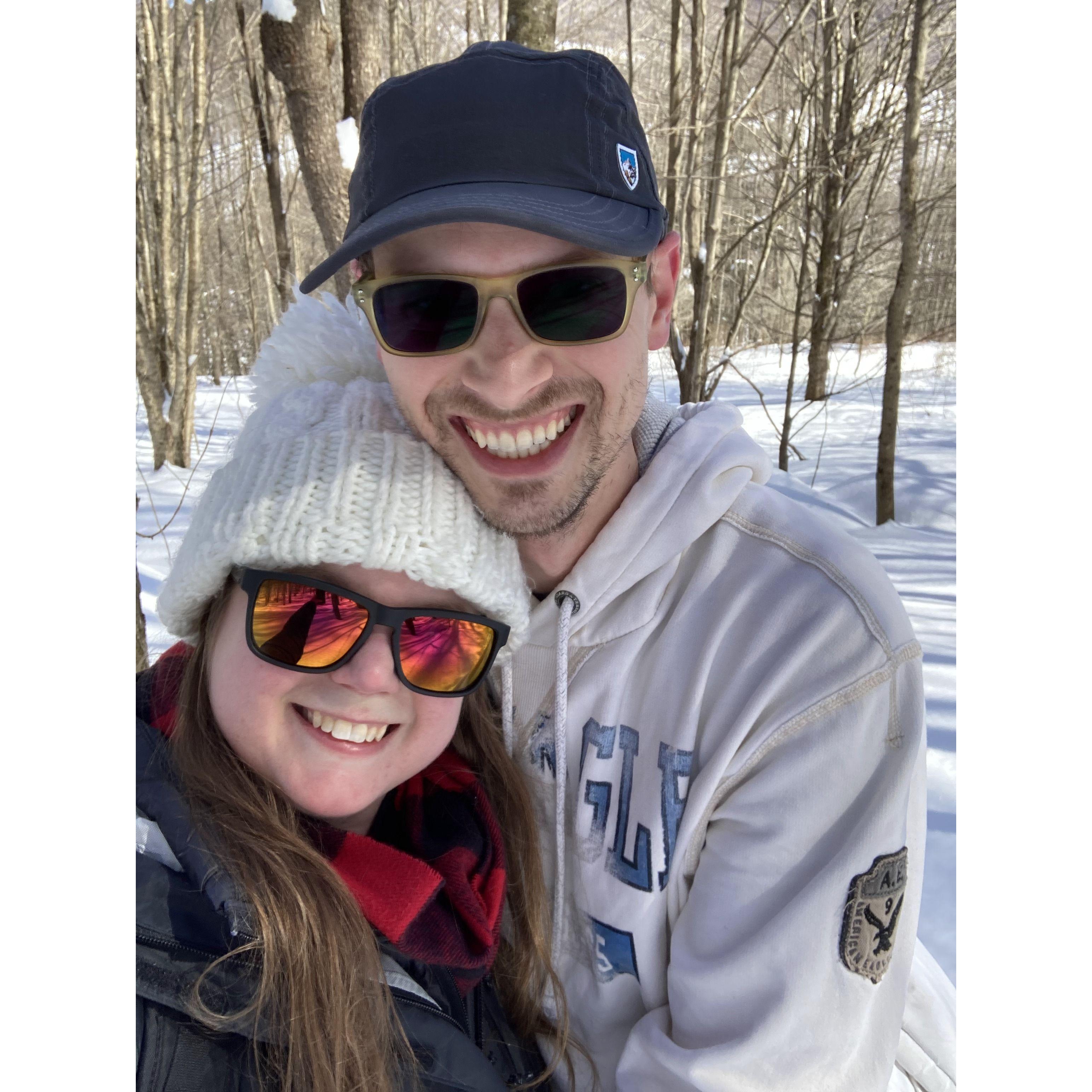 Another winter hike.