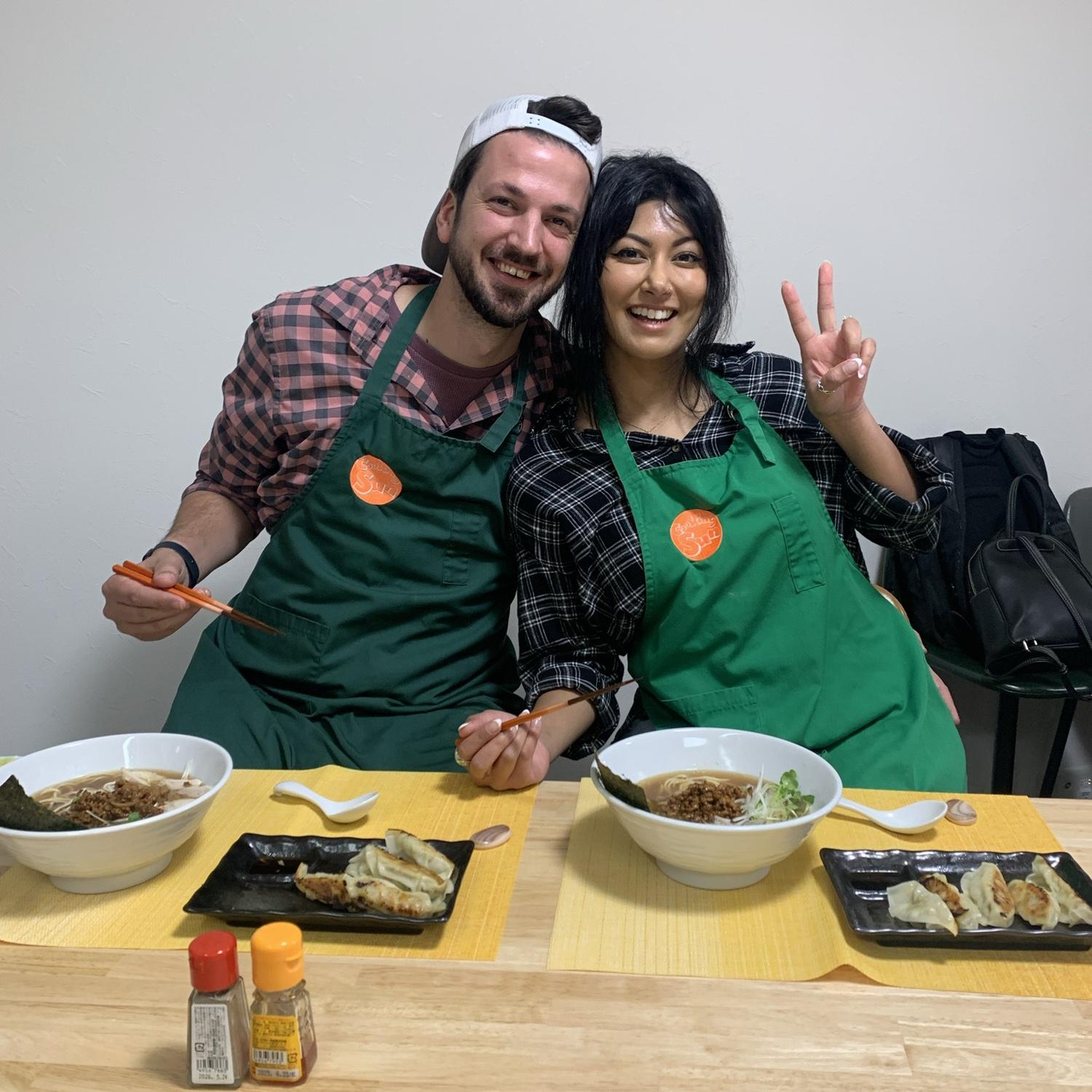 Our first ramen making class!