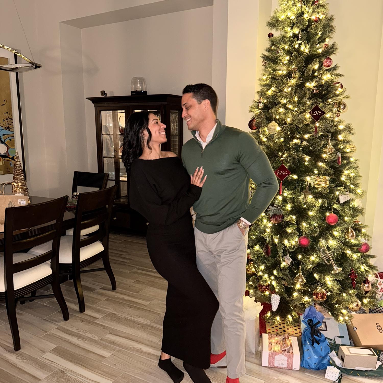 Our first Christmas together!  ❤︎