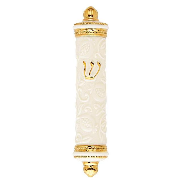 Lenox Judaic Blessings Mezuzah Case Sculpture