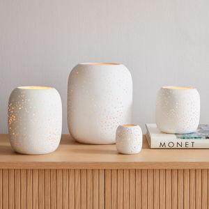 West Elm Constellation Porcelain Candleholders