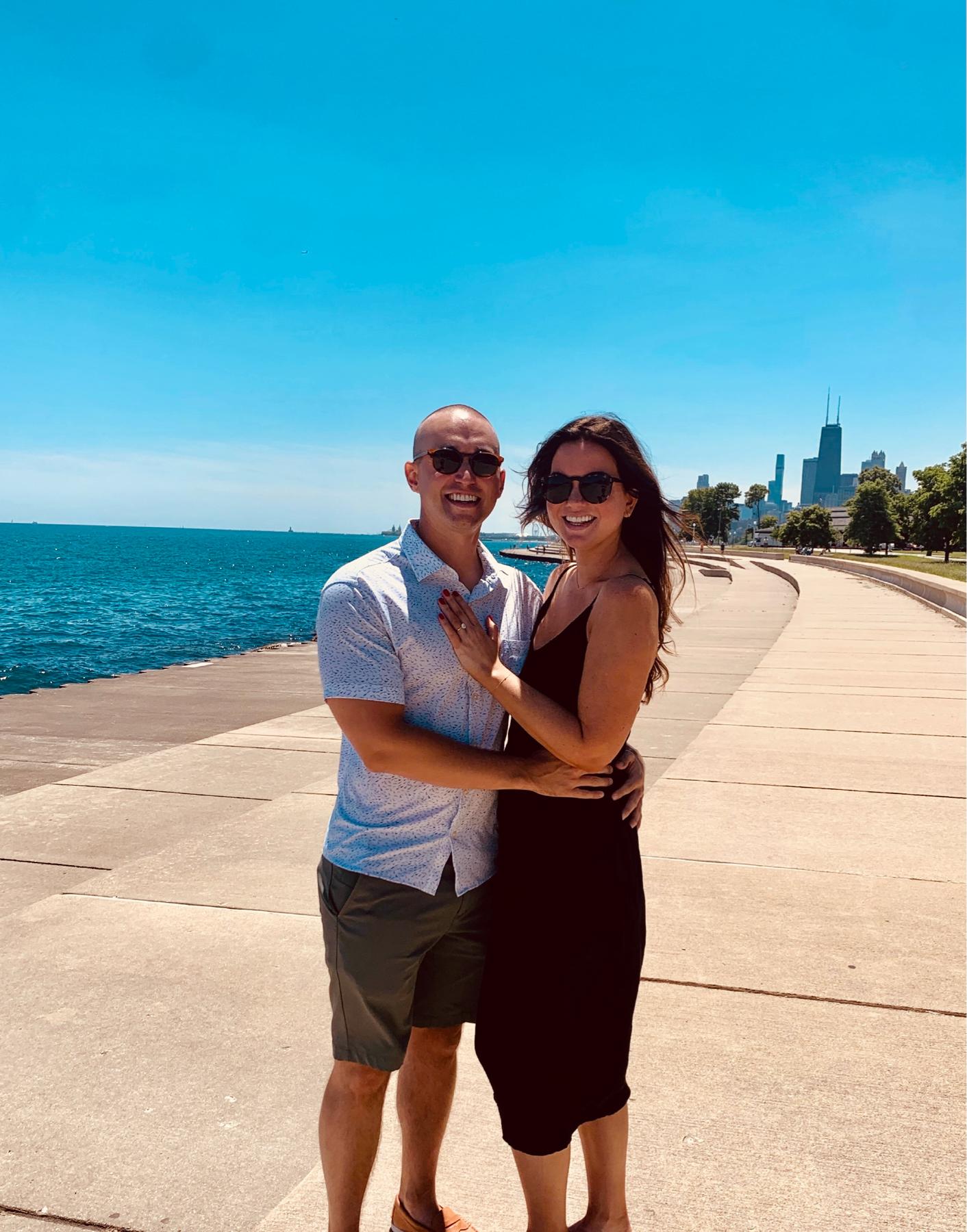 We're Engaged! 6-17-2022 at the Chicago Lake Front