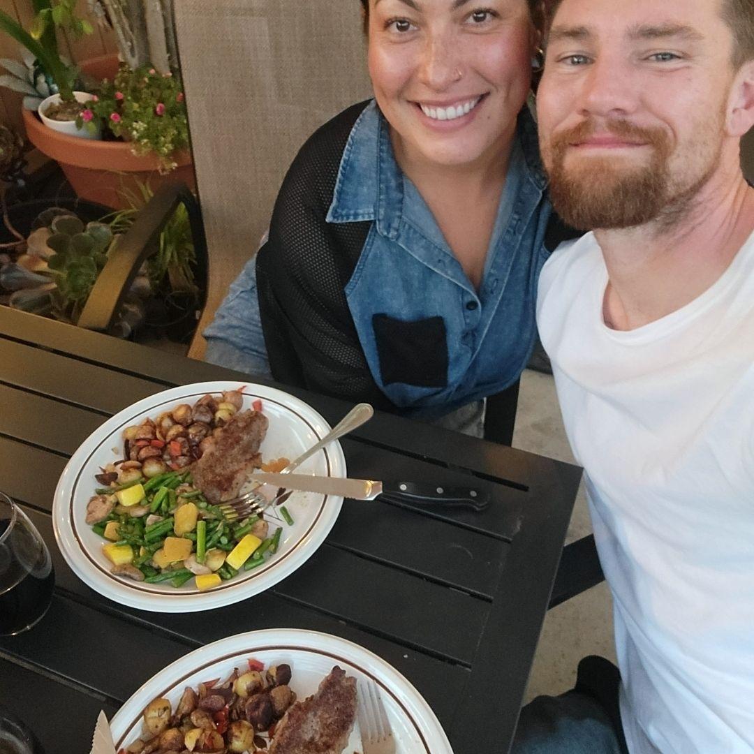 Surprise dinner for my baby