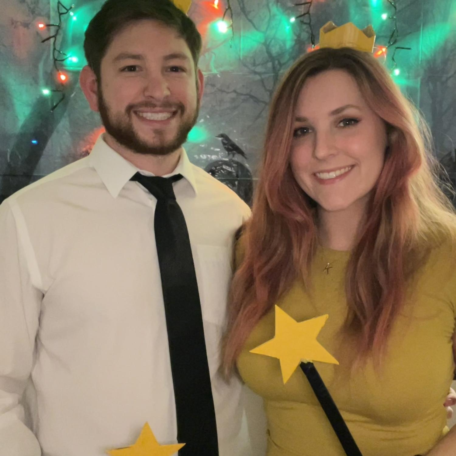 Our first apartment and housewarming/halloween party!