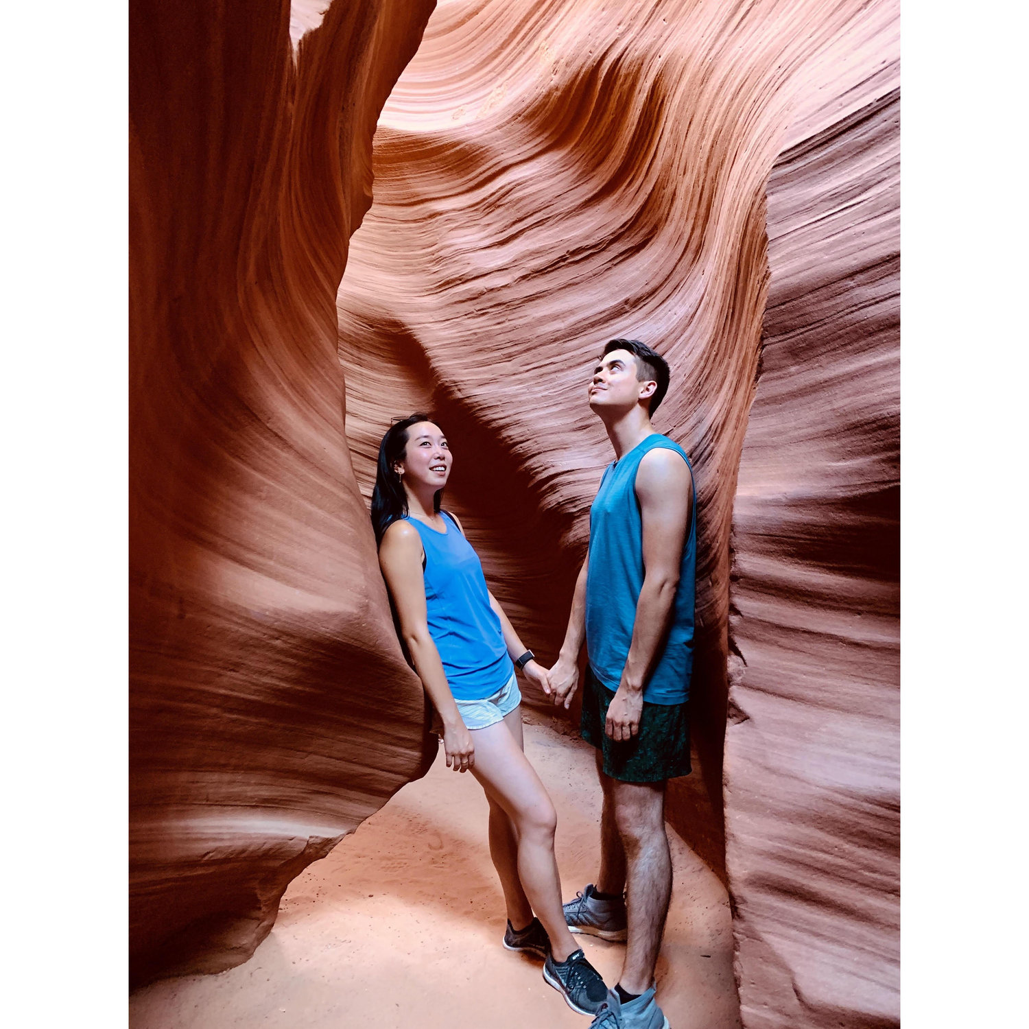 Slot canyon in Antelope Valley, Arizona