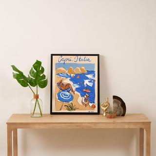 Maggie Stephenson Capri Italia Canvas Framed Art