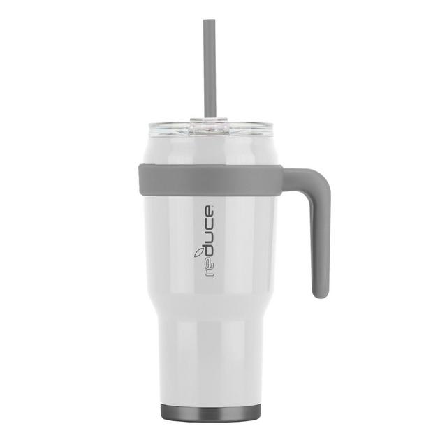 Cold1 40 oz. Stainless Steel Travel Mug in White