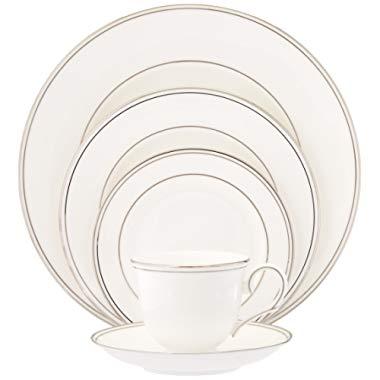 Lenox Federal Platinum Bone China 5-Piece Place Setting, Service for 1, White - 100291602