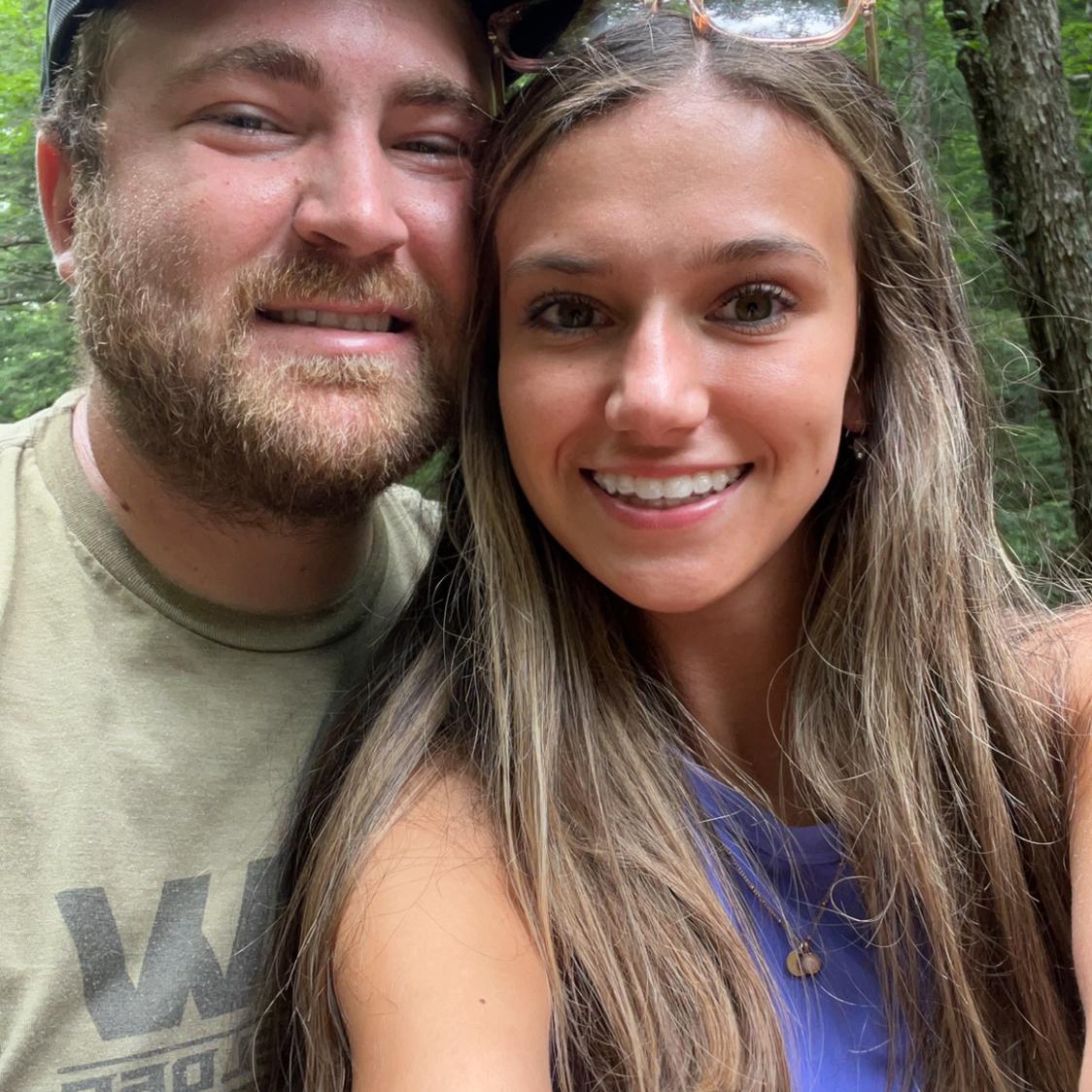 Waterfall touring pt 2. Jared fell off a rock and soaked his shoes. Also the first time Jared asked me to take a picture together and wasn’t forced!