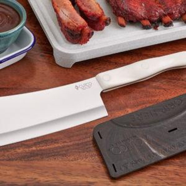 Cleaver With Sheath - Pearl