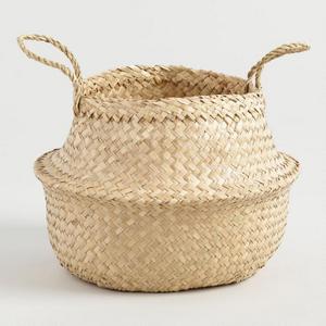 Natural Seagrass Floppy Emma Tote Basket
