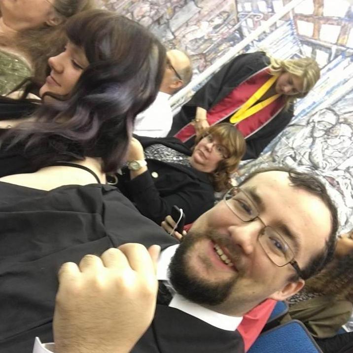 We graduated college together. 2017