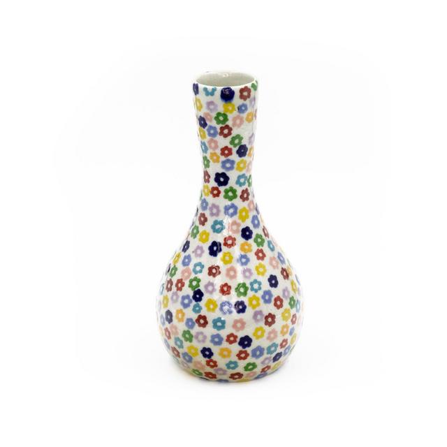 Teddy floral multicolor ceramic vase