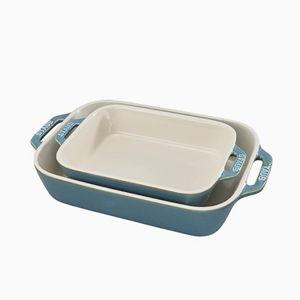 Staub Set of Casserole Dishes in Blue