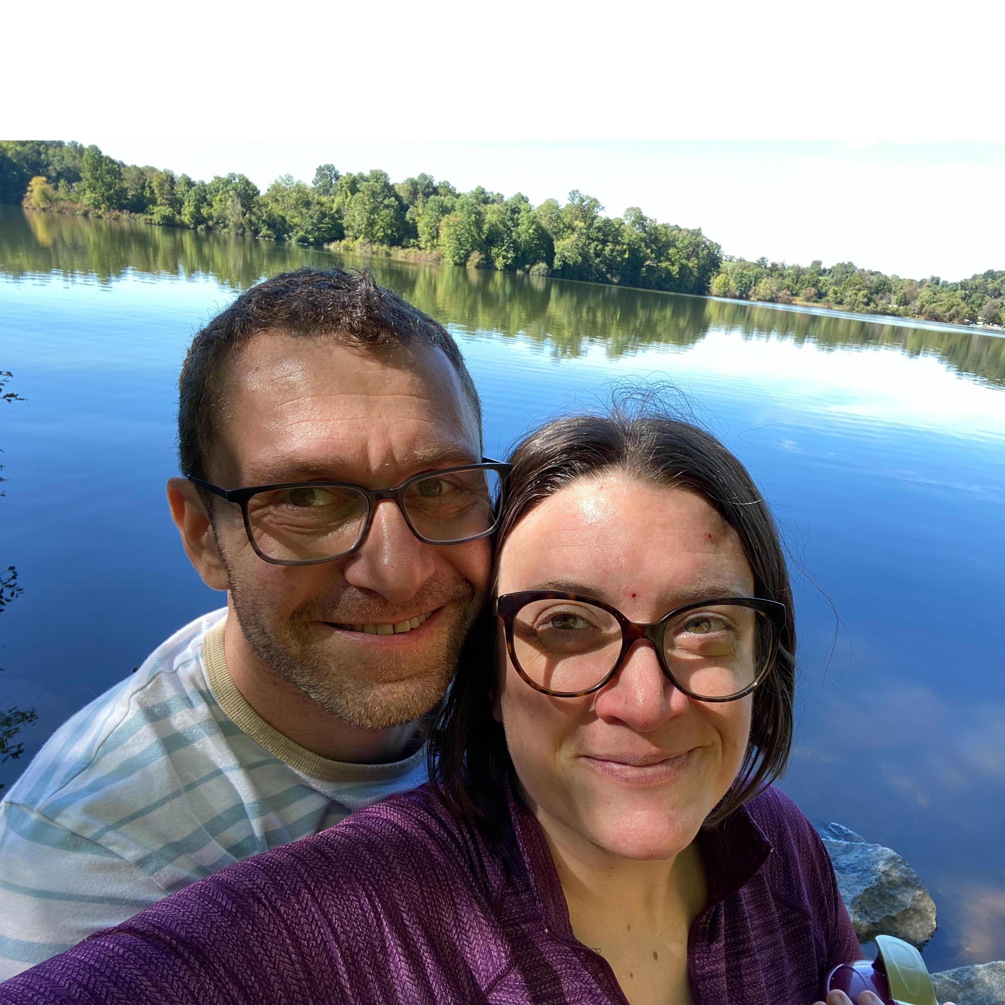 Andy and I at the Reservoir