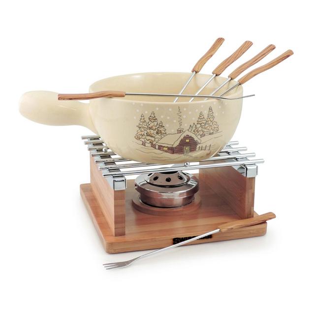 Swissmar 10-Piece Chalet Fondue Set
