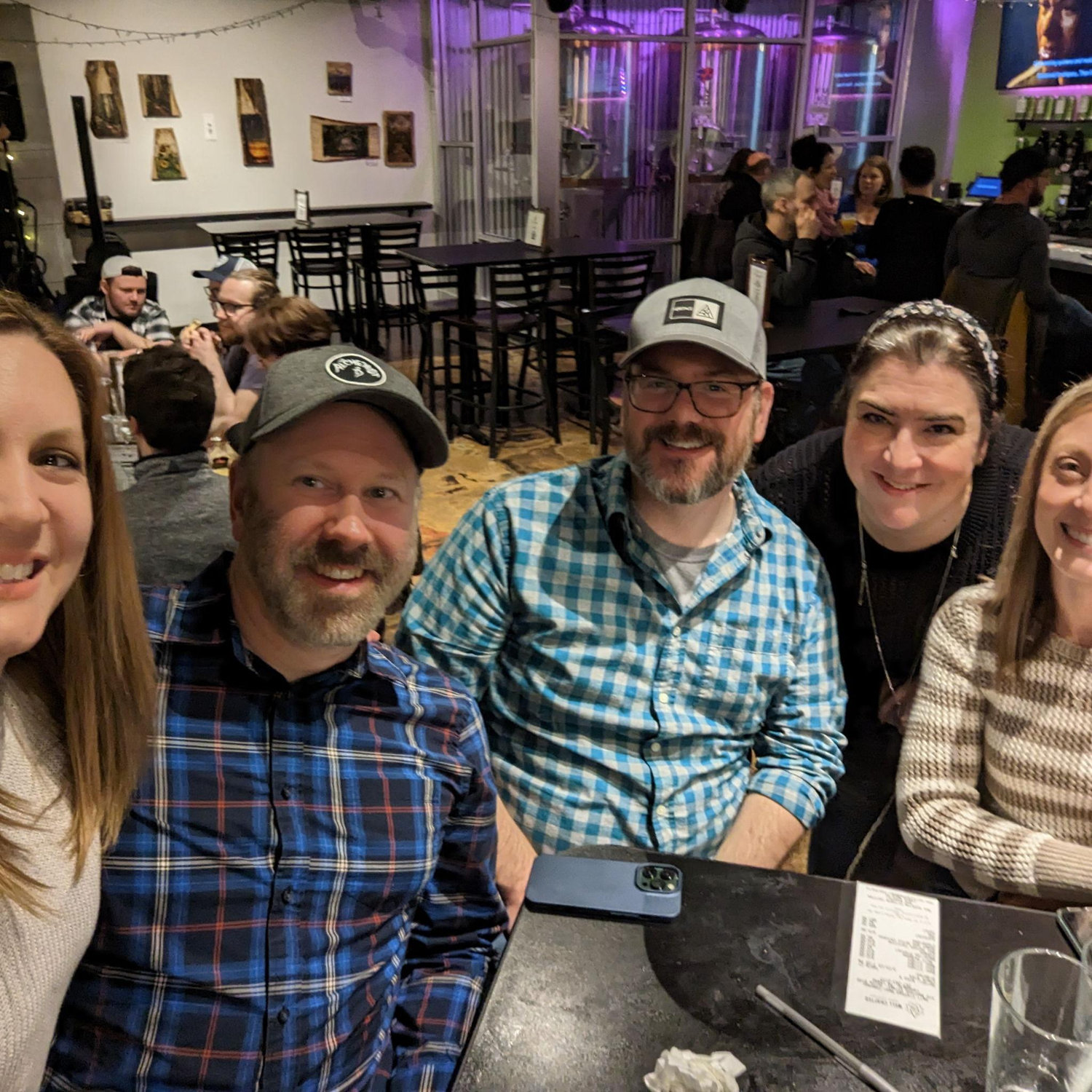 Beers and friends at Well Crafted