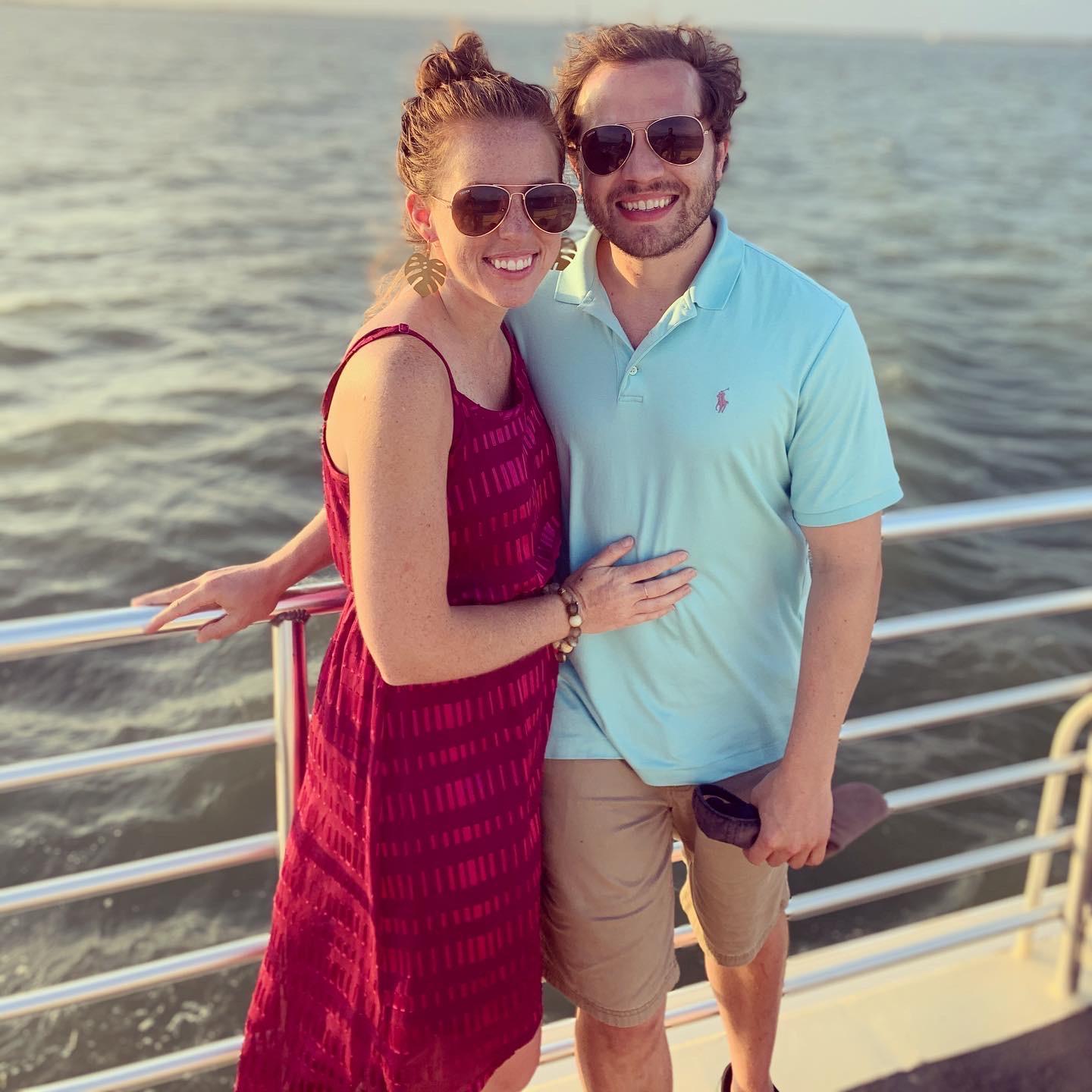 Sunset cruise in Galveston, Memorial Day Weekend 2020.