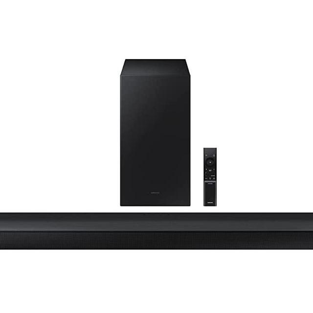 SAMSUNG HW-B650 3.1ch Soundbar w/Dolby 5.1 DTS Virtual:X, Bass Boosted, Built-in Center Speaker, Bluetooth Multi Connection, Voice Enhance & Night Mode, Subwoofer Included, 2022