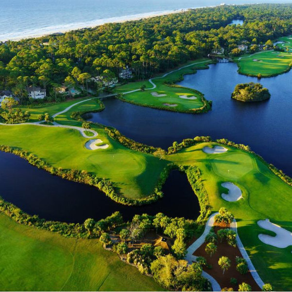 Beachfront Golfing