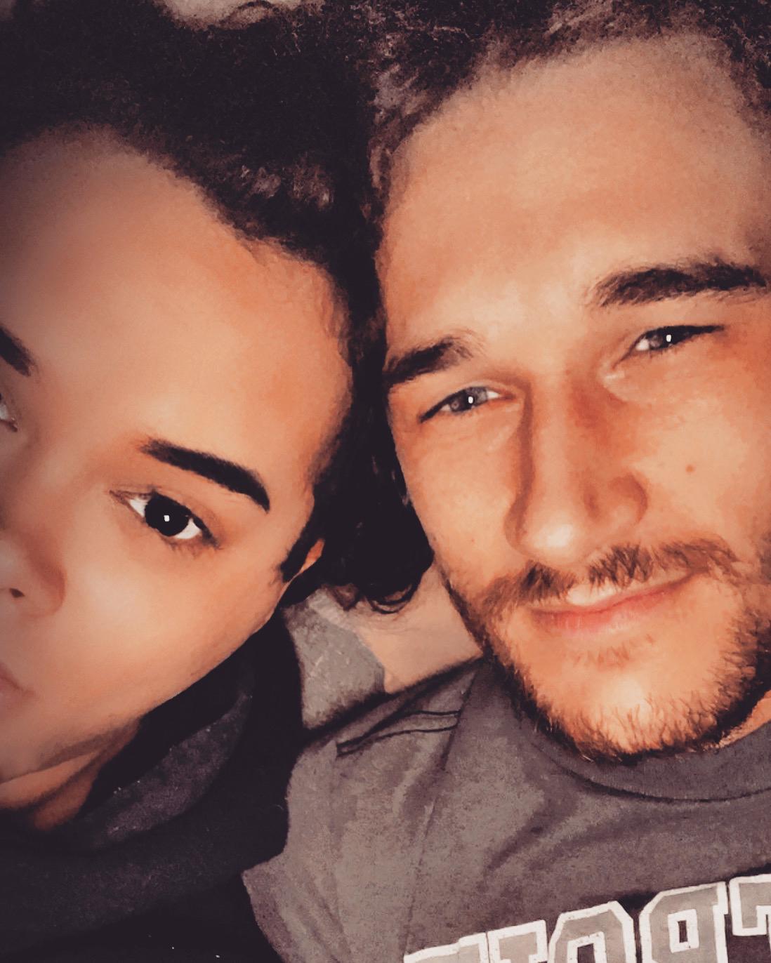 This was the first picture James and I took as a couple lol