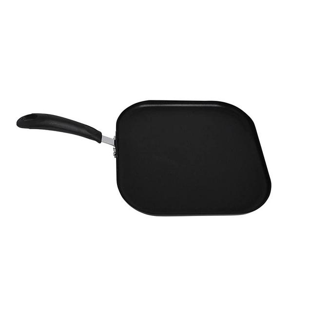 IMUSA USA IMU-30011TGT 11" Nonstick Gourmet Square Griddle, Black