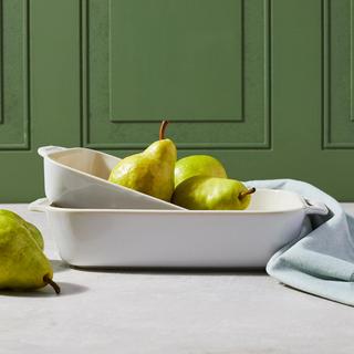 Rustic 2-Piece Rectangular Baking Dish Set