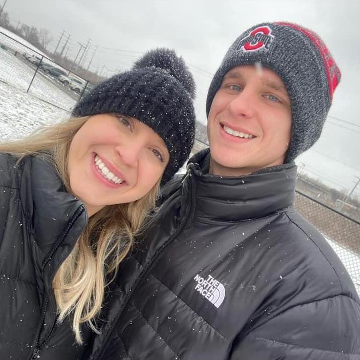 Our first big snow day in Ohio was spent at the dog park so the pups could play in the snow!