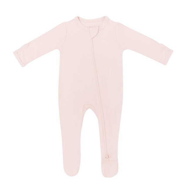 KYTE BABY Unisex Zipper Closure Footies, Rayon Made From Bamboo, 0-24 Months