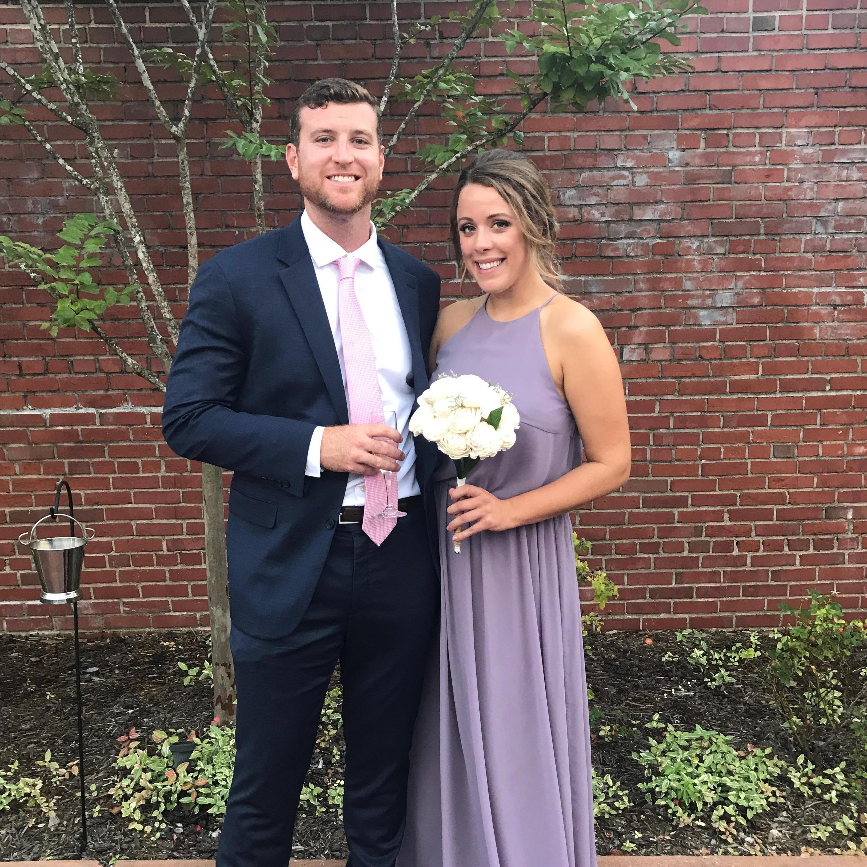 Different wedding, same date (actually, the wedding of bridesmaid, Allison McMurray:) )