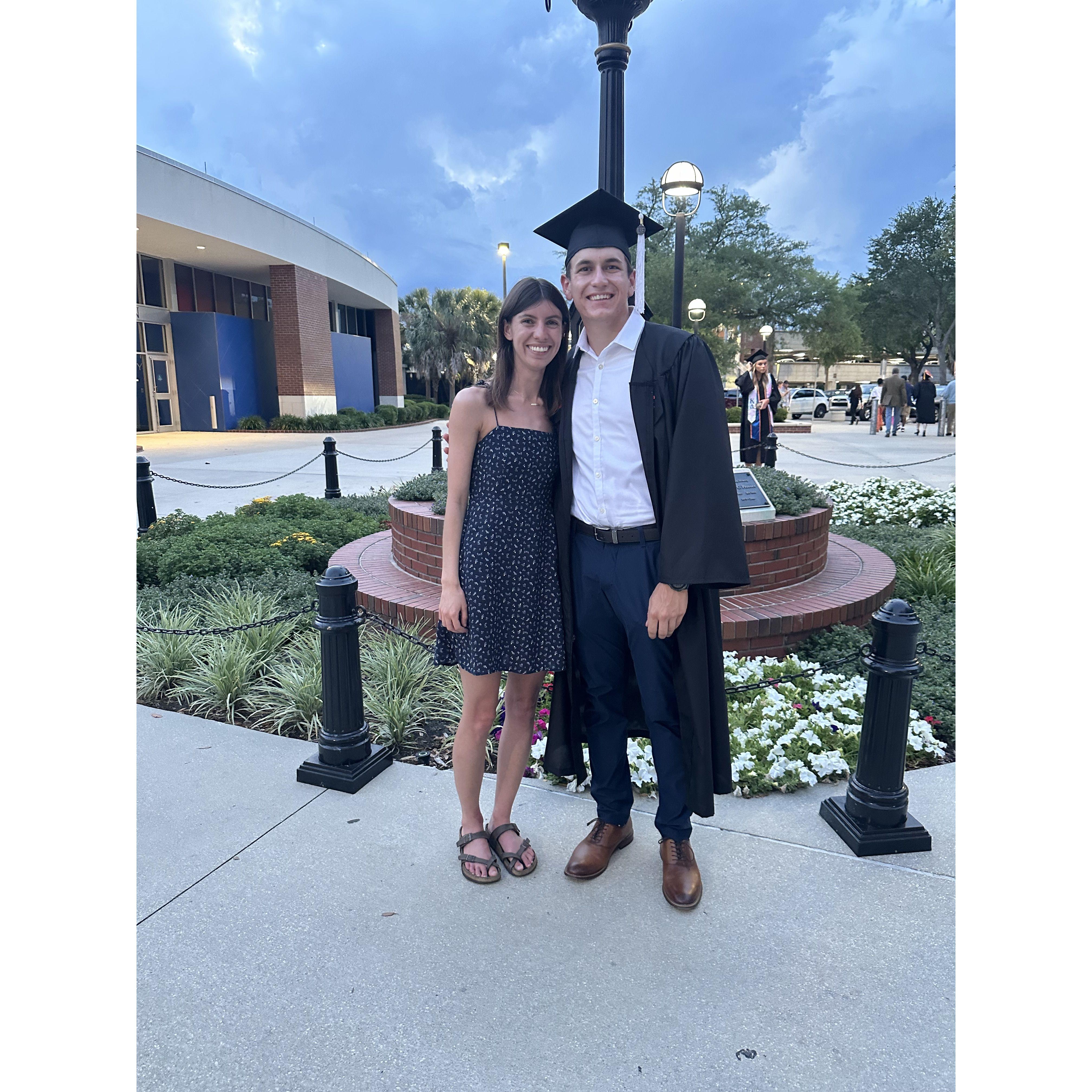 Together at Nate's undergraduate graduation!