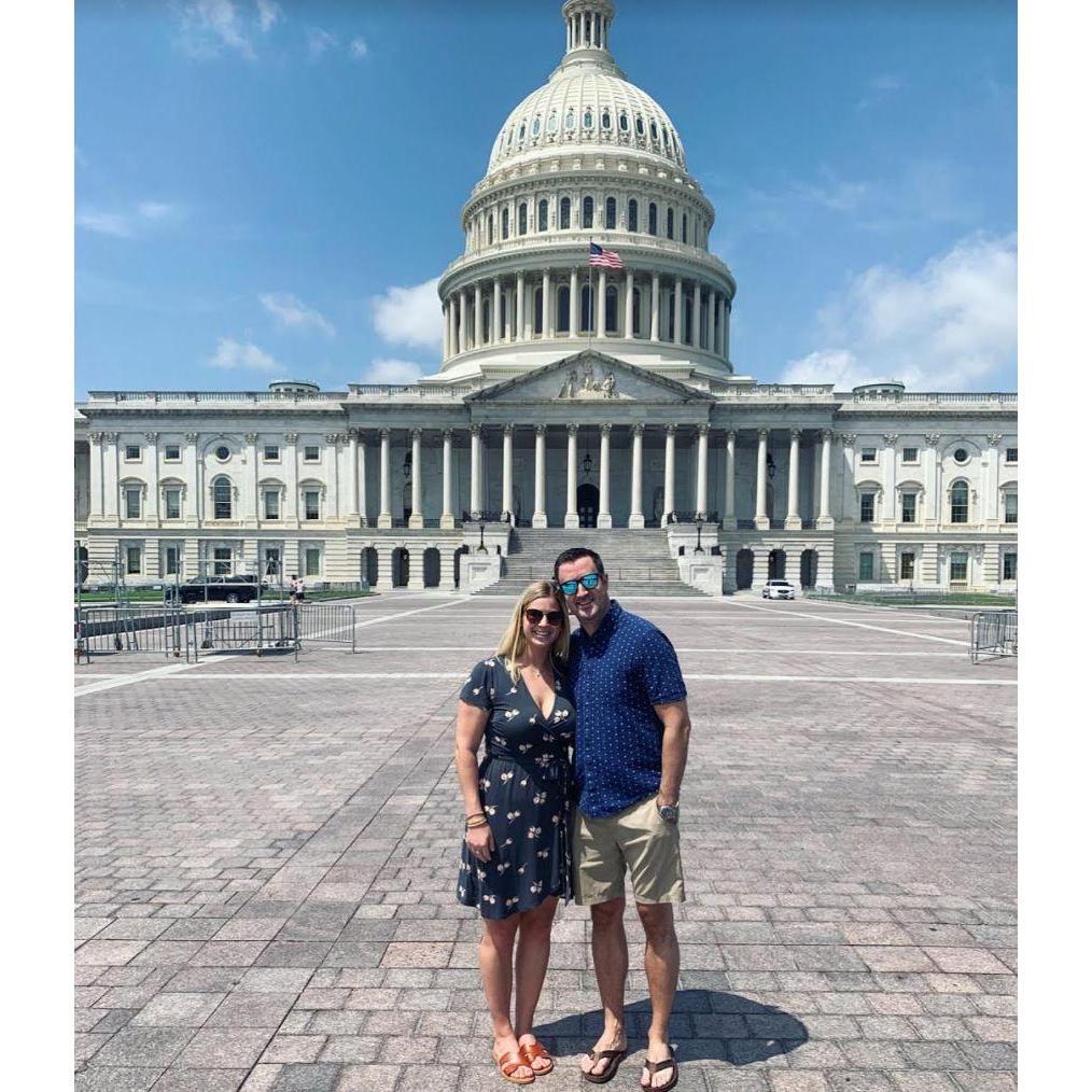 Taking advantage of no tourists. Washington DC: July 2020