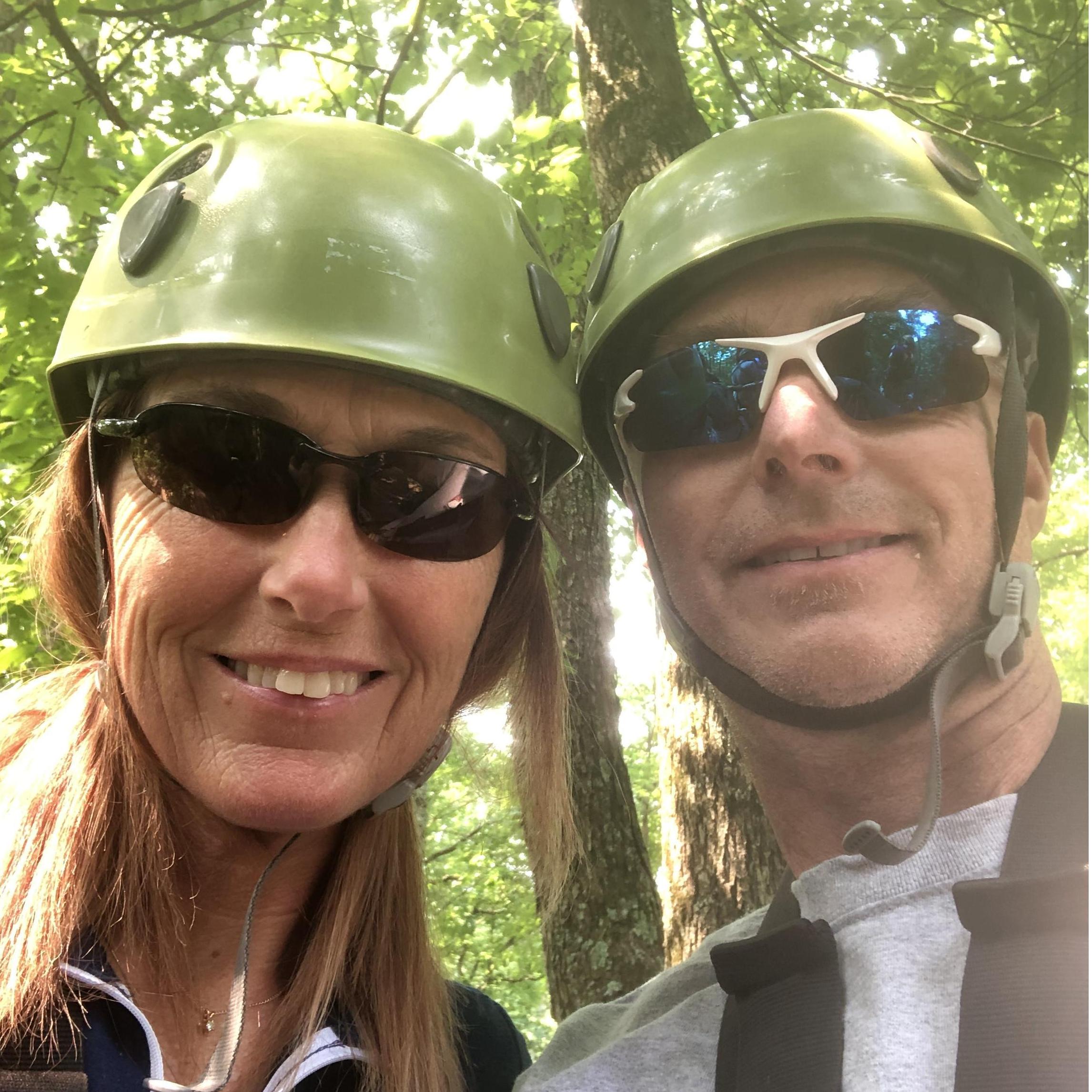 Zip-lining