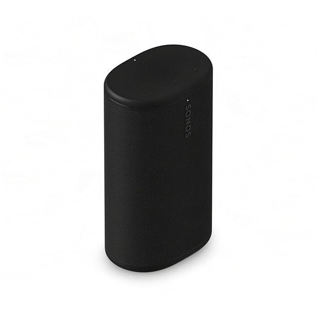 Sonos Play - Portable Bluetooth Speaker with WiFi, Alexa, 24-Hour Battery Life, Charging Base - Black