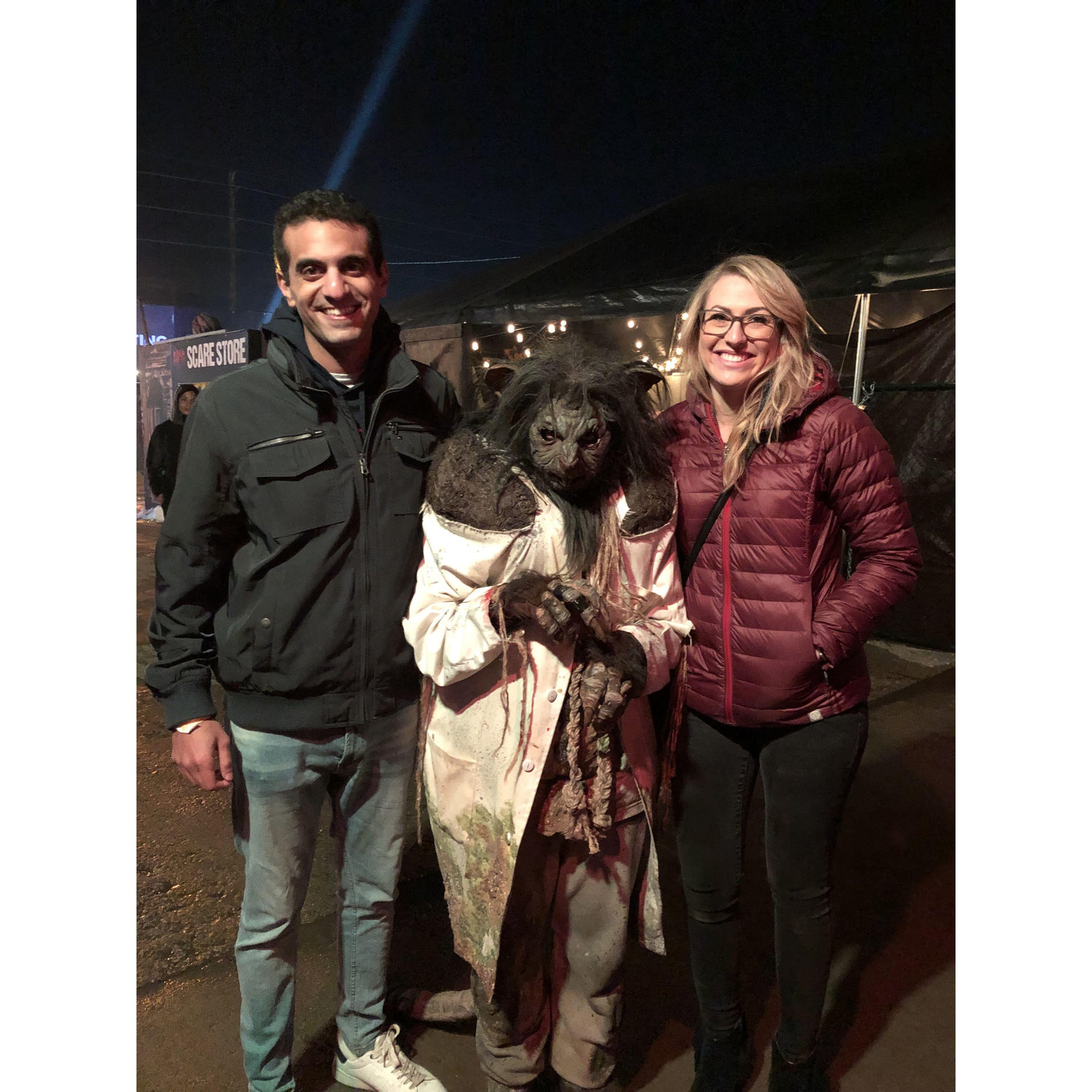 We enjoy paying money to have people scare us at haunted houses...