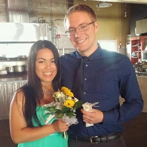 Wynn and Jon's wedding - we caught em!
