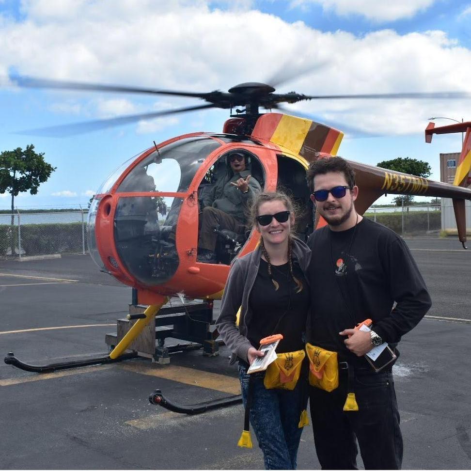 2018. We did an open-air helicopter ride over Hawaii