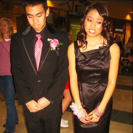 our first high school dance together, sophomore year.