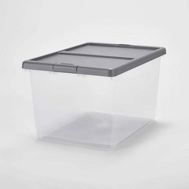 Brightroom 7x 10.5x 4 Standard Fridge & Pantry Bin Clear