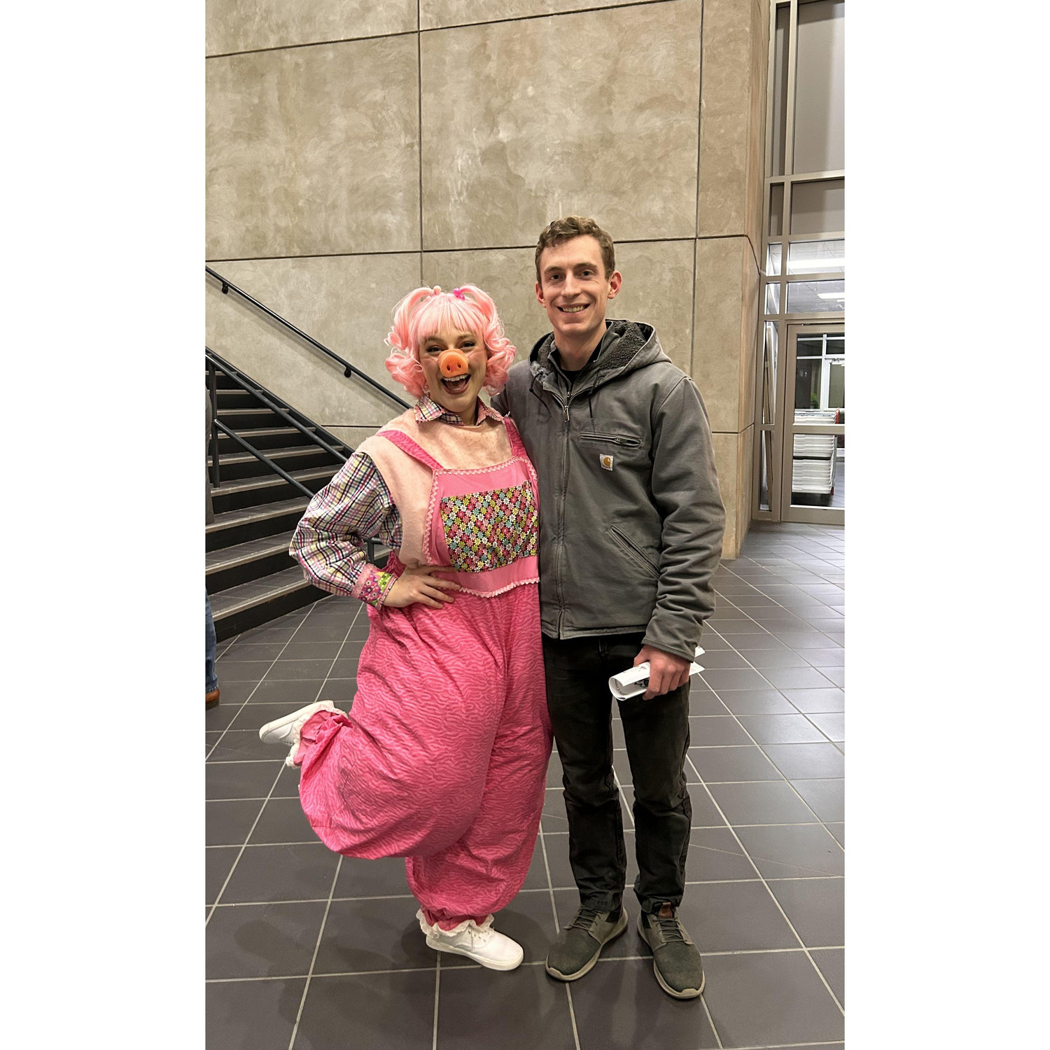 Matt came to 4 out of 6 shows of Shrek!