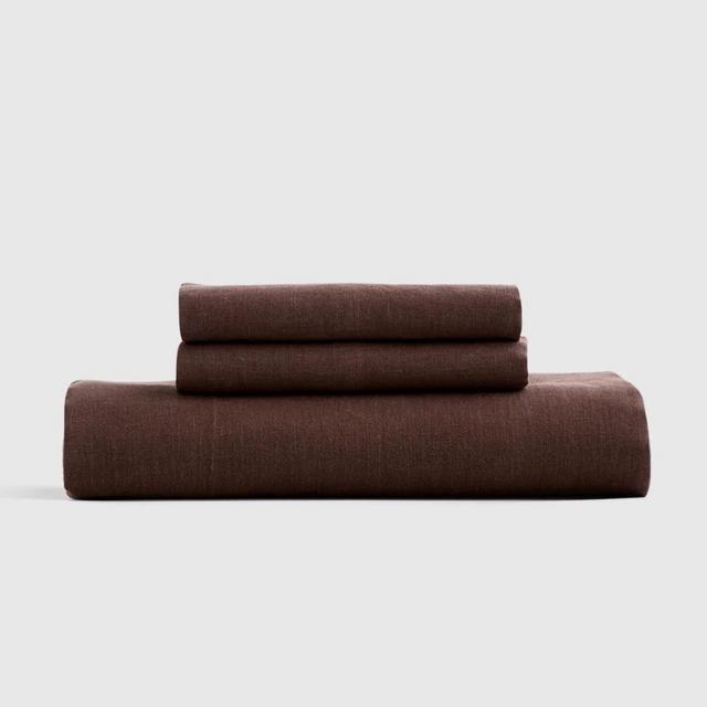 European Linen Fitted Sheet Set