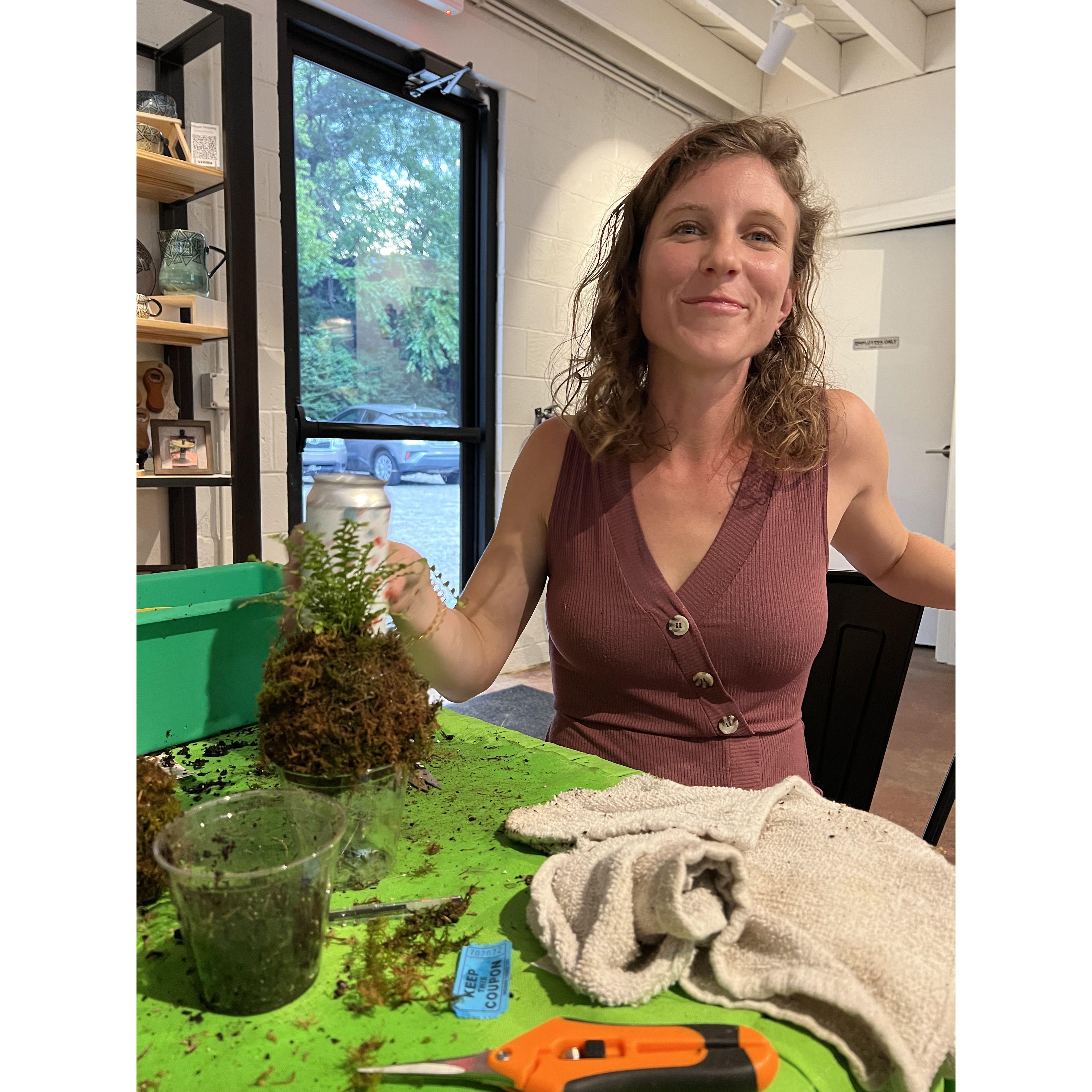 kokedama workshop <3